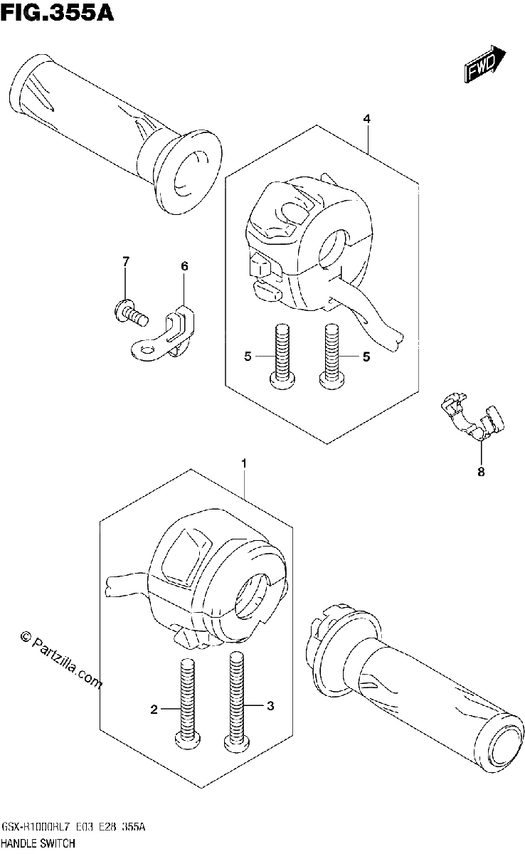 Diagrama de HANDLE SWITCH