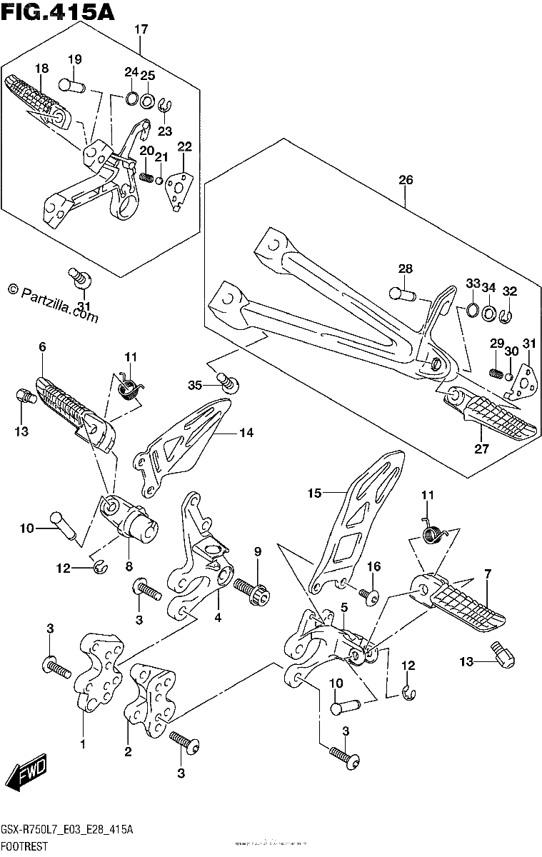 Diagrama de FOOTREST