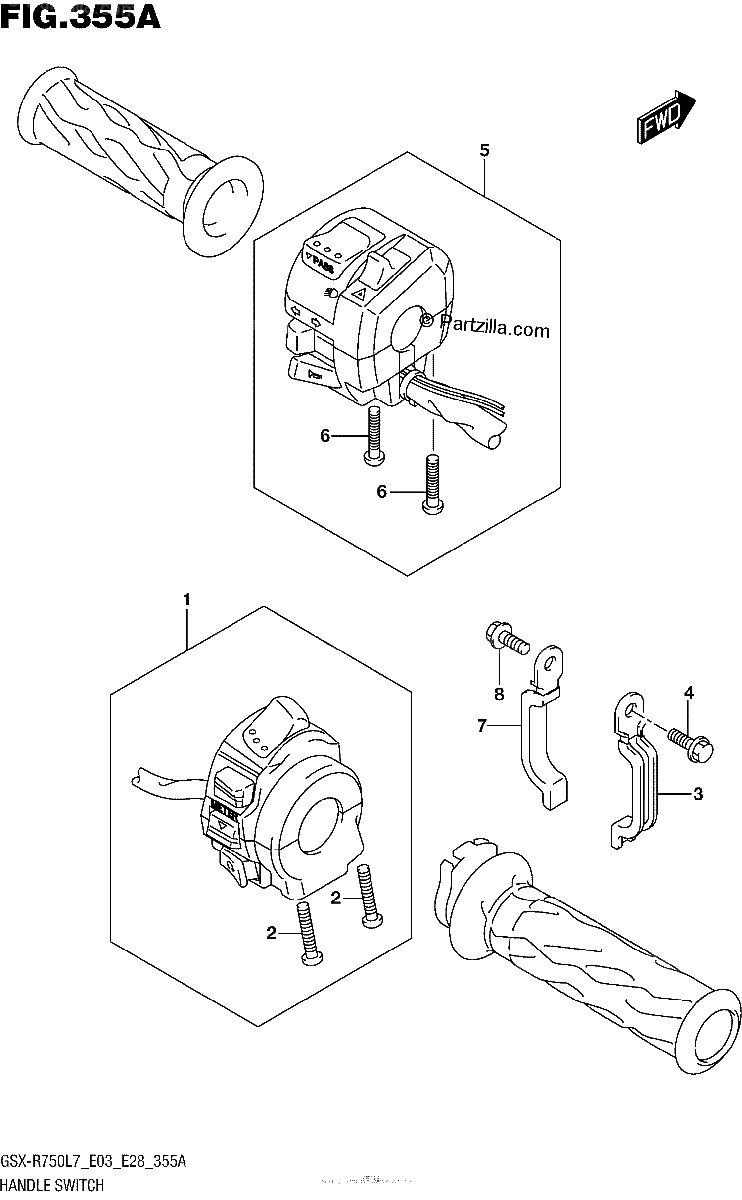 Diagrama de HANDLE SWITCH