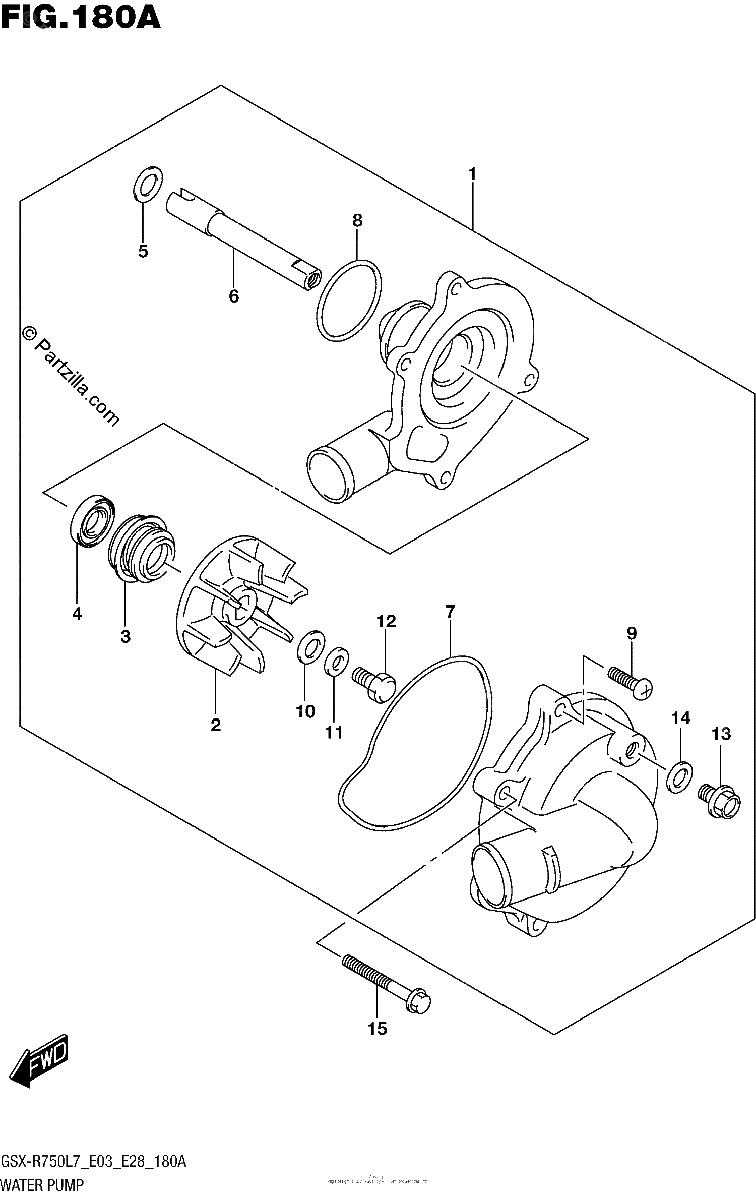 Diagrama de WATER PUMP