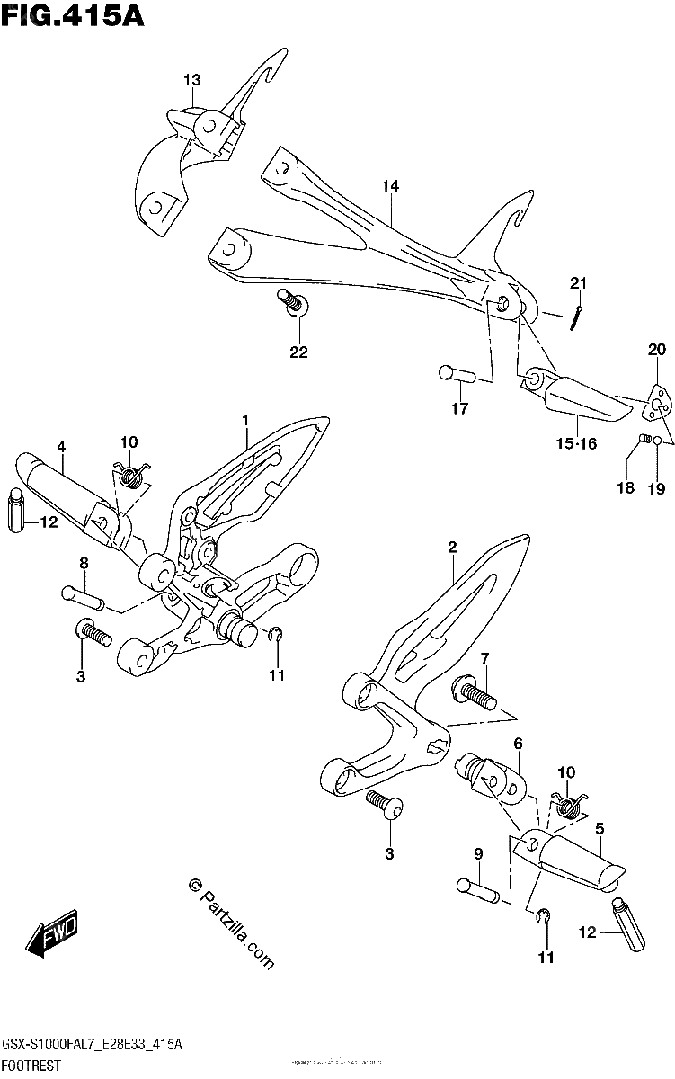 Diagrama de FOOTREST