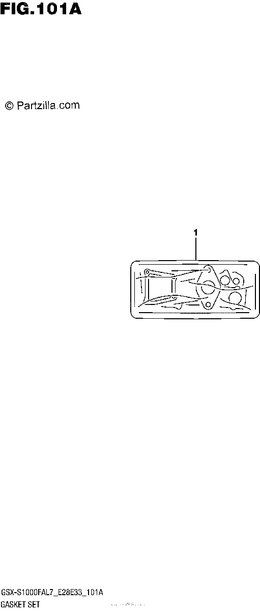 Diagrama de GASKET SET