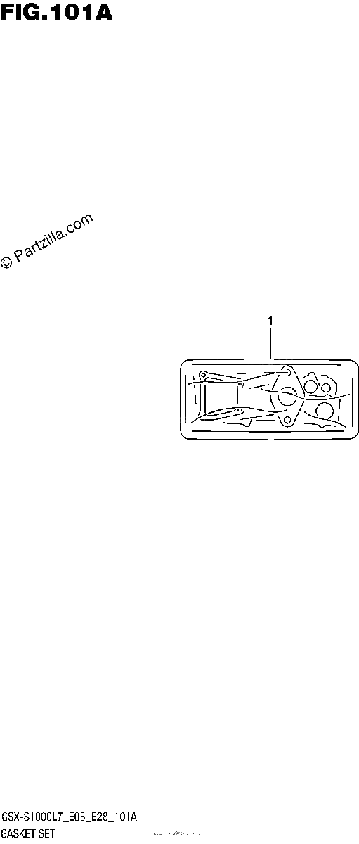 Diagrama de GASKET SET