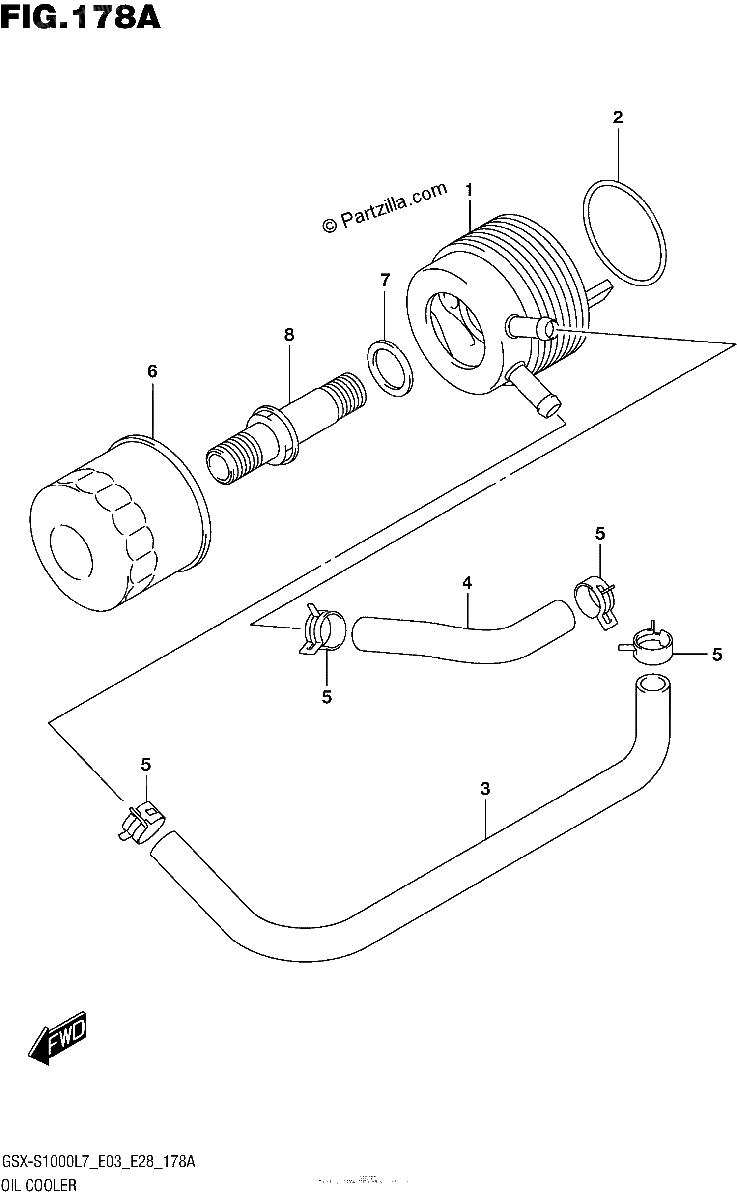 Diagrama de OIL COOLER