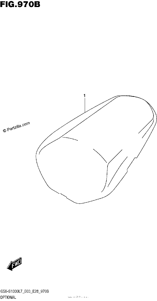 Diagrama de OPTIONAL SEAT TAIL BOX