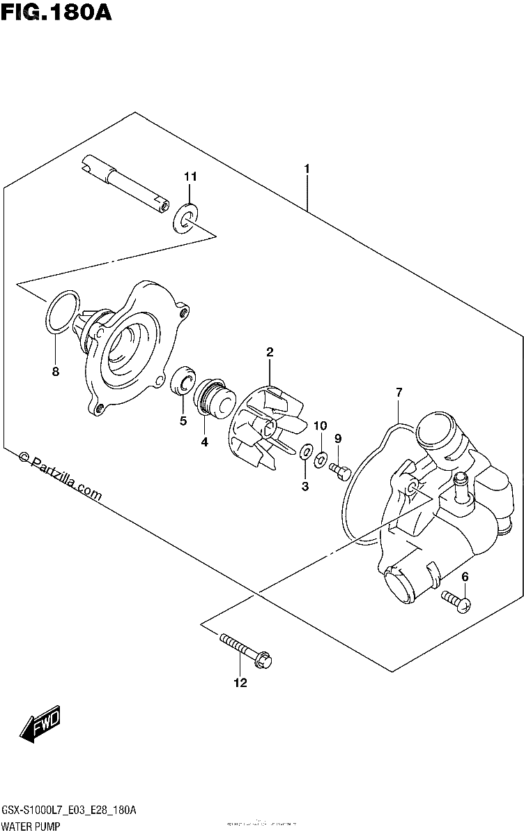 Diagrama de WATER PUMP