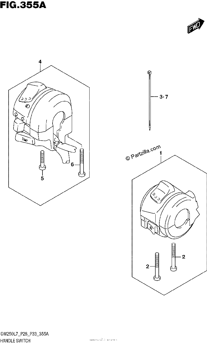 Diagrama de HANDLE SWITCH