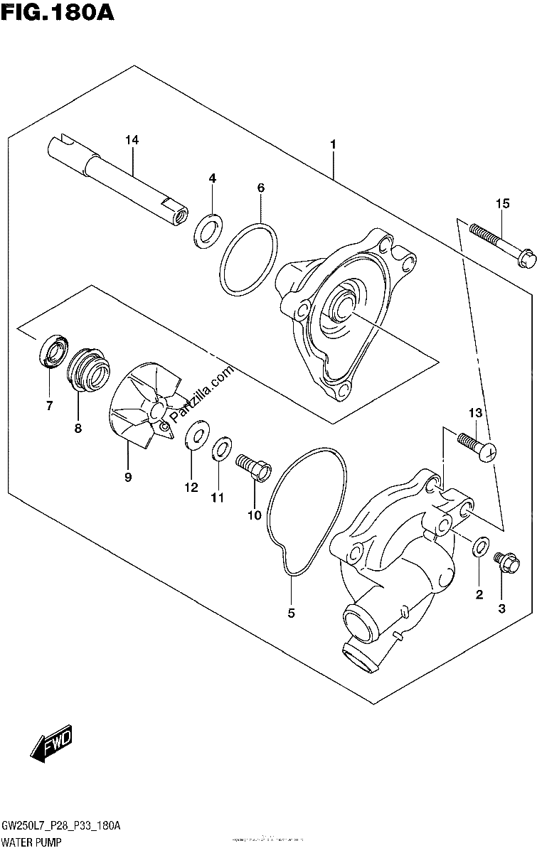 Diagrama de WATER PUMP