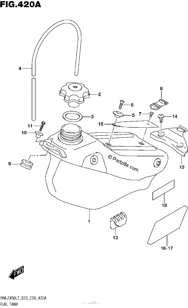 Diagrama de FUEL TANK