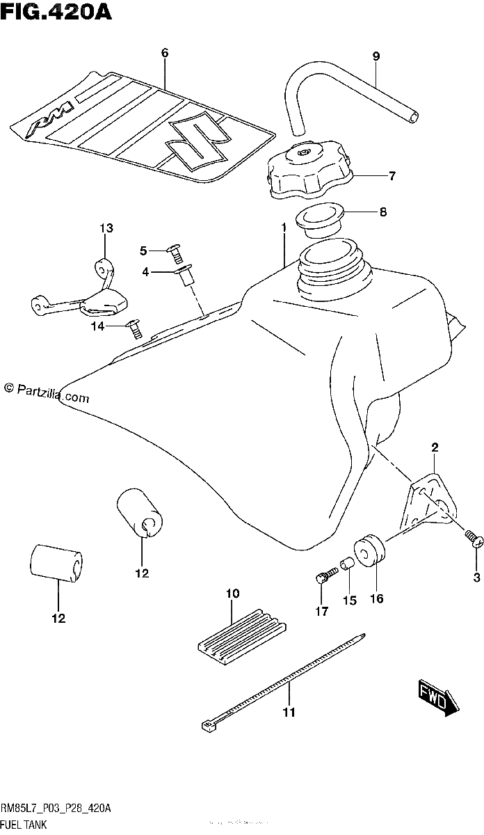 Diagrama de FUEL TANK