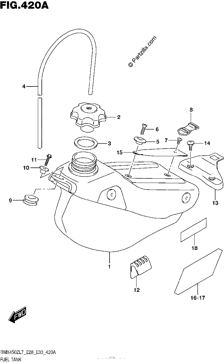Diagrama de FUEL TANK