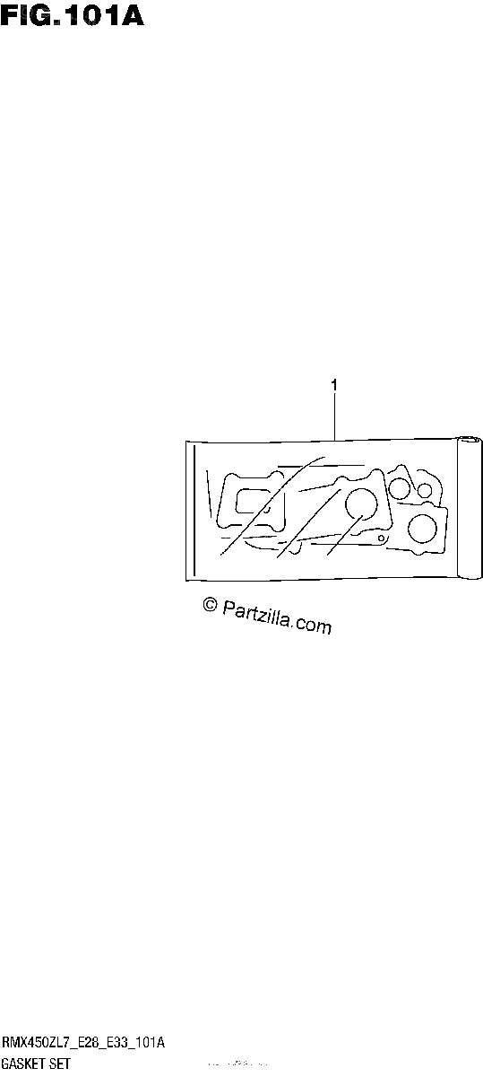Diagrama de GASKET SET