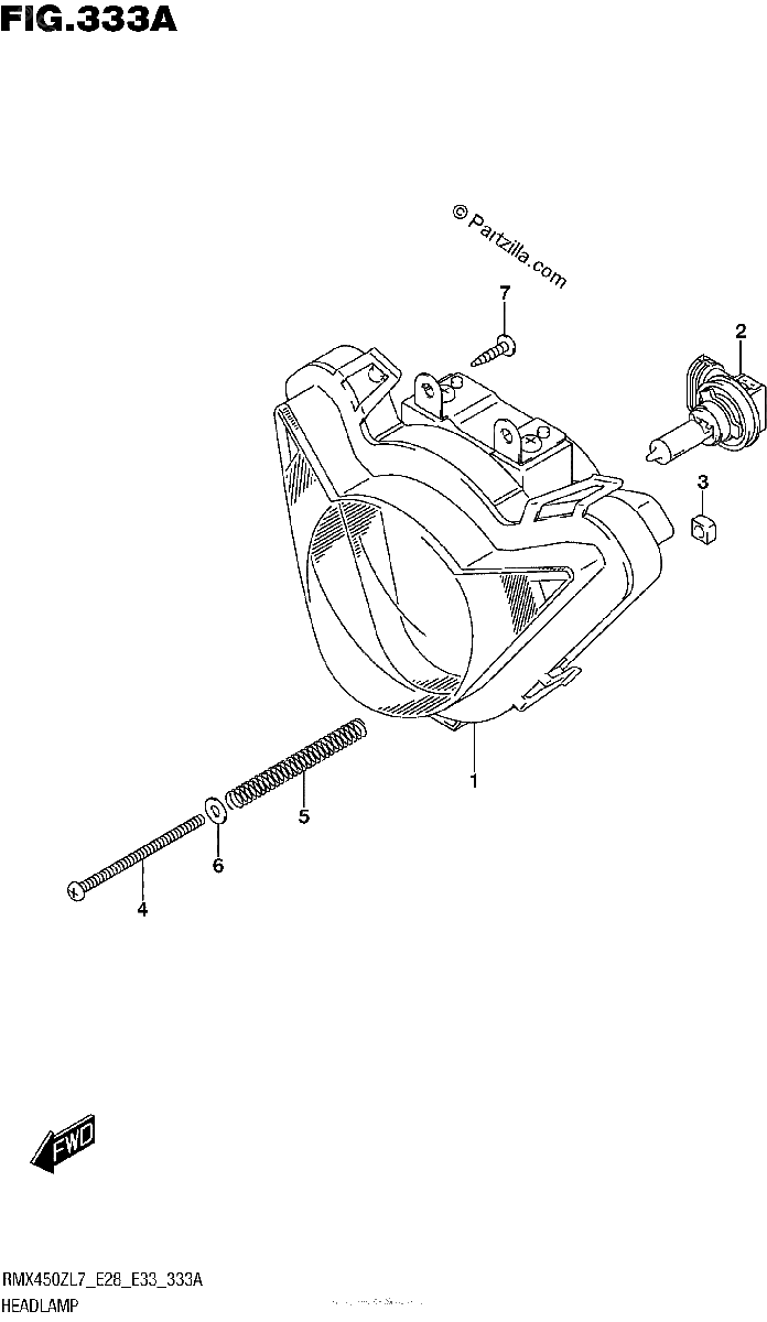 Diagrama de HEADLAMP