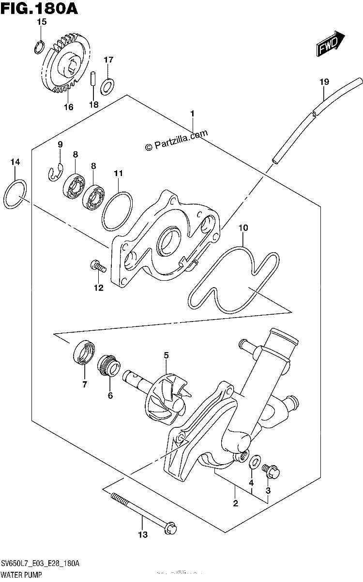 Diagrama de WATER PUMP