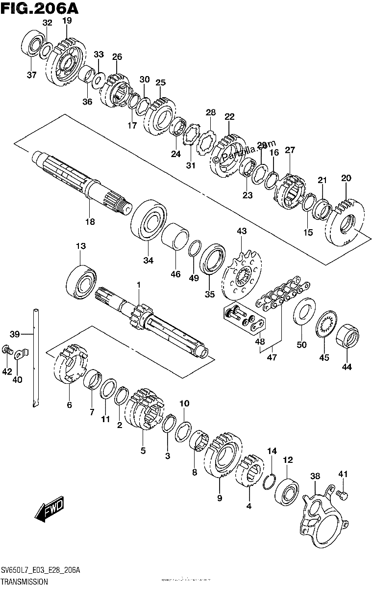Diagrama de TRANSMISSION