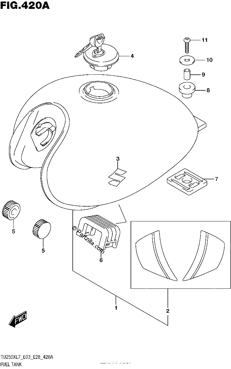 Diagrama de FUEL TANK