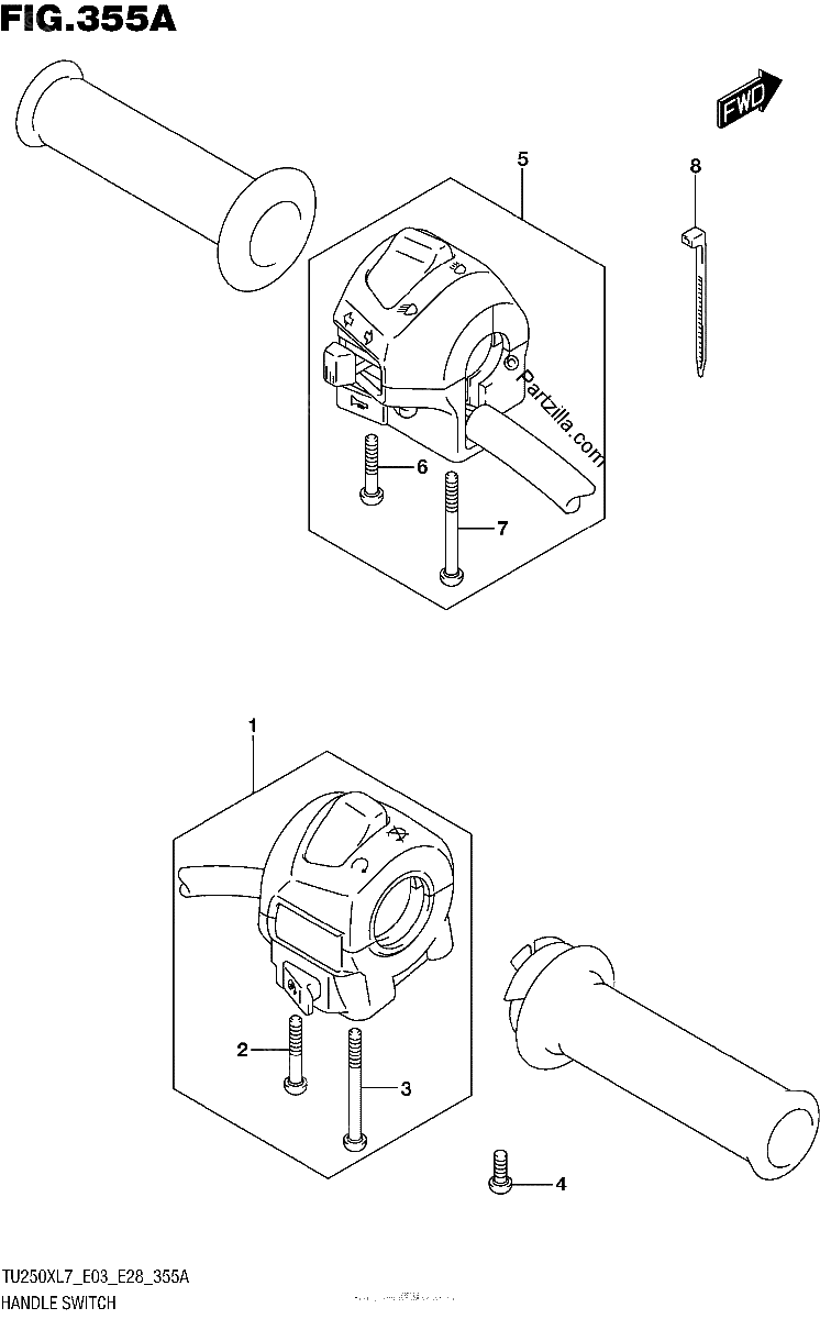 Diagrama de HANDLE SWITCH