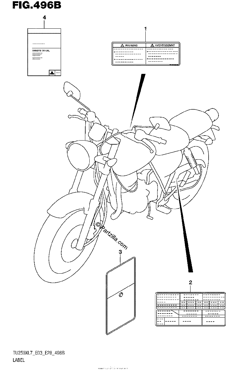 Diagrama de LABEL TU250XL7 E28