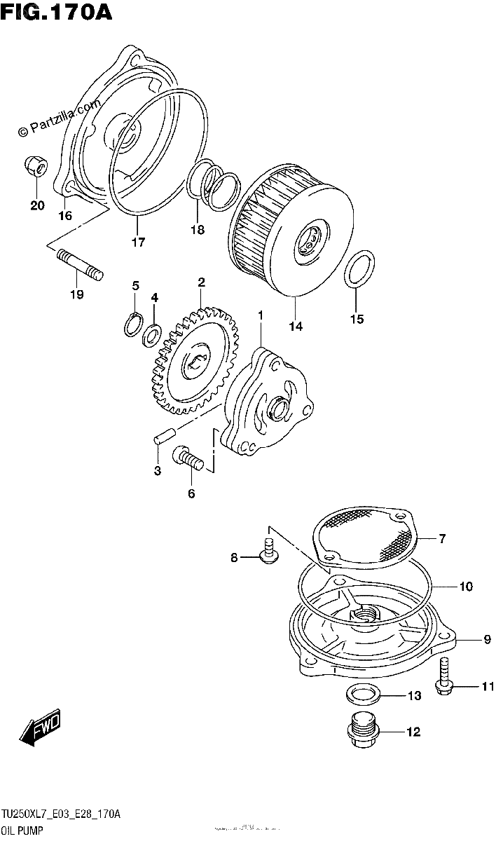 Diagrama de OIL PUMP