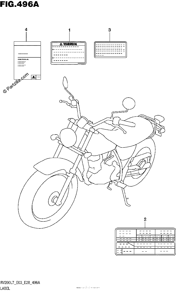 Diagrama de LABEL RV200L7 E03