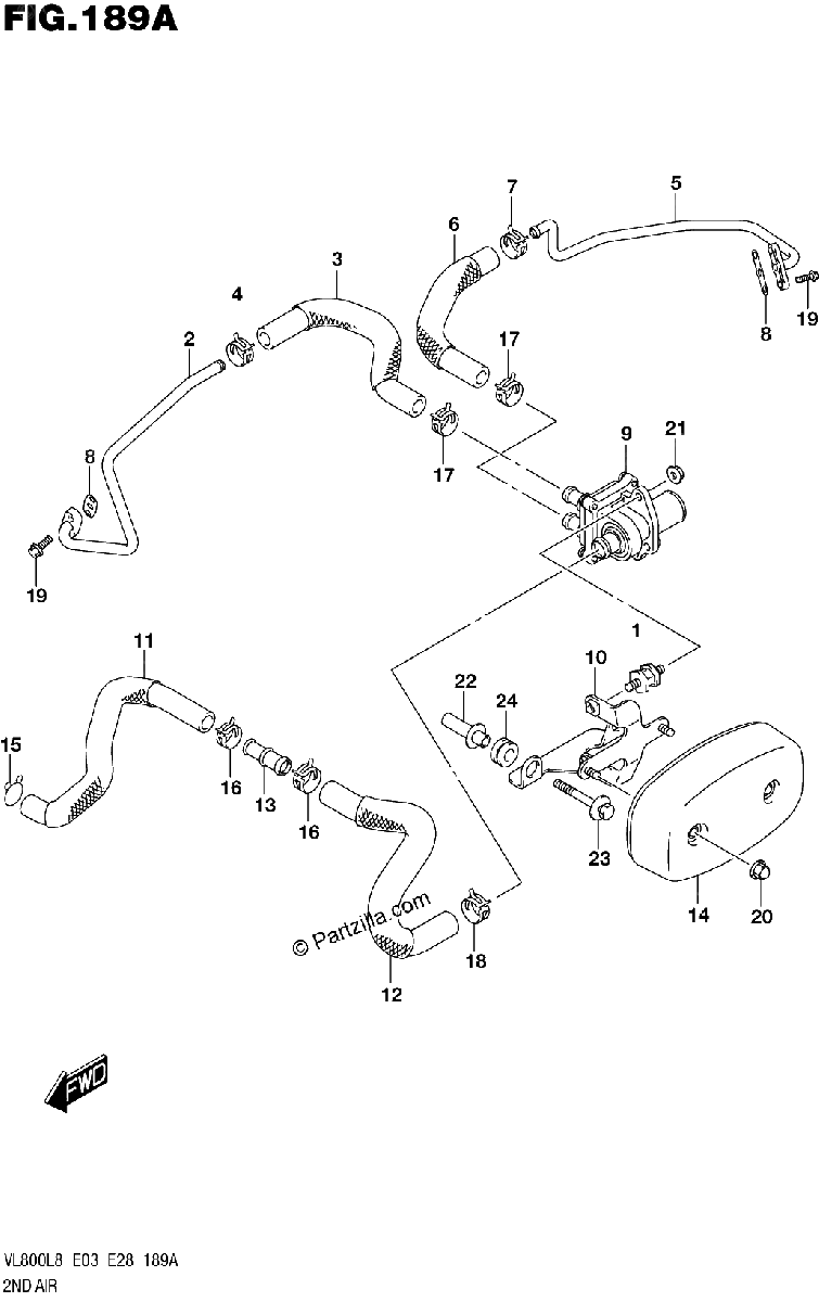 Diagrama de 189A 2ND AIR