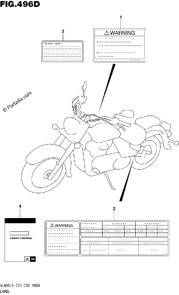 Diagrama de 496D LABEL VL800TL8 E03
