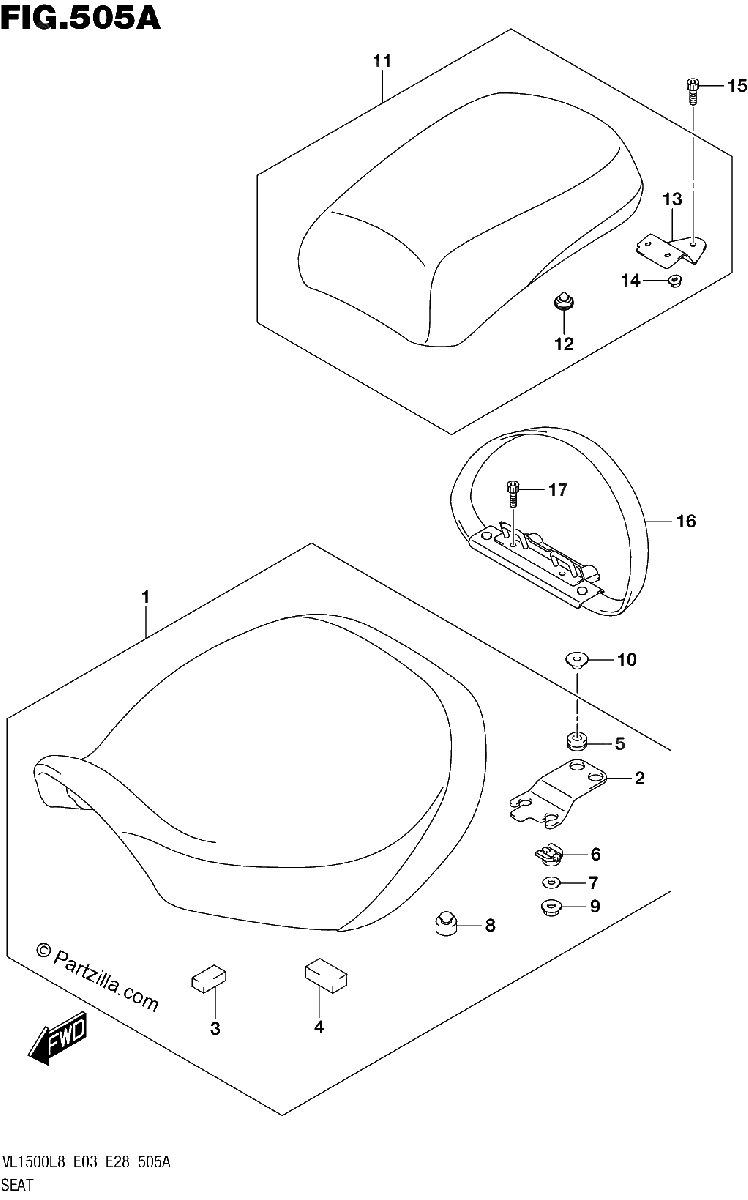 Diagrama de 505A SEAT