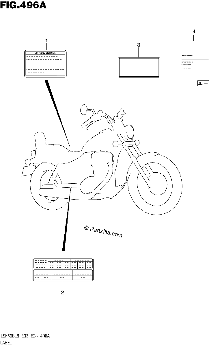 Diagrama de 496A LABEL LS650BL8 E03