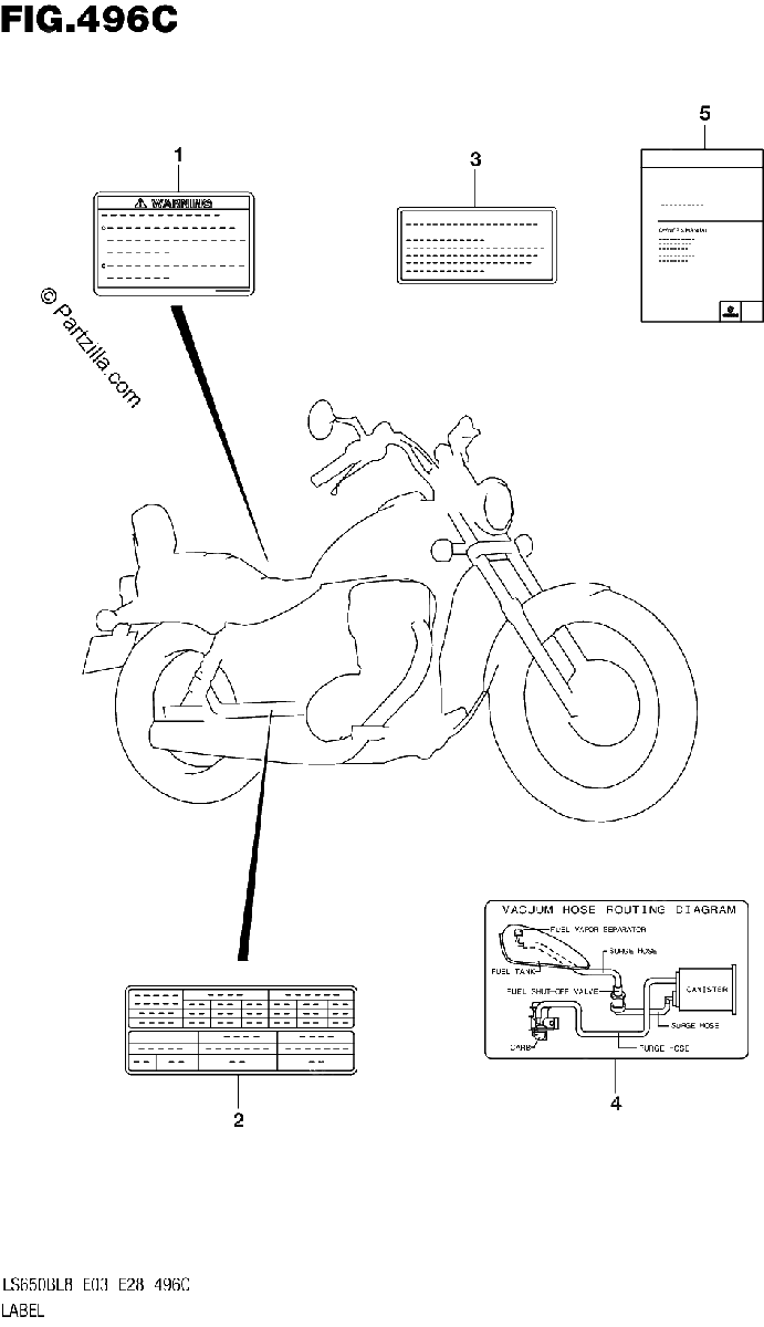 Diagrama de 496C LABEL LS650BL8 E33