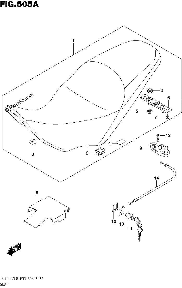 Diagrama de 505A SEAT