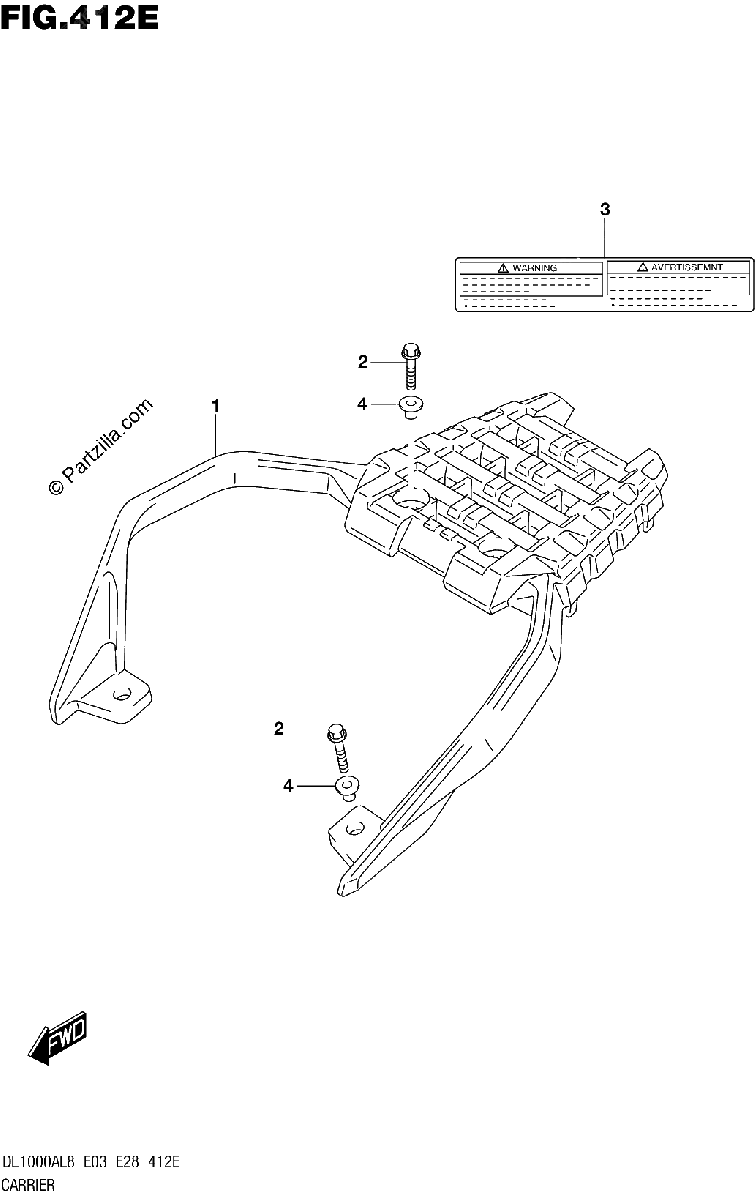 Diagrama de CARRIER DL1000XAL8 E28