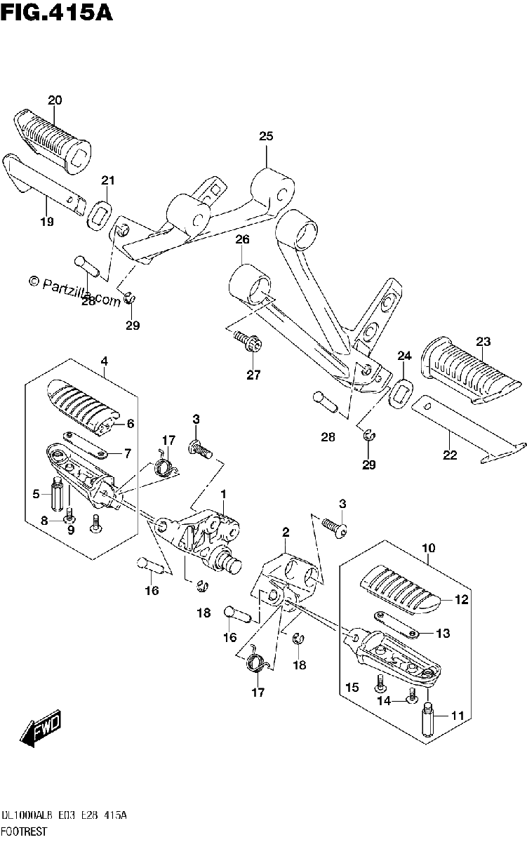 Diagrama de FOOTREST