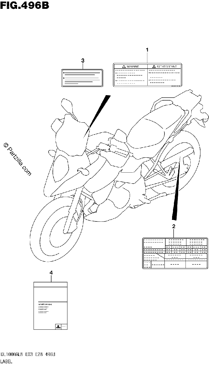 Diagrama de LABEL DL1000AL8 E28