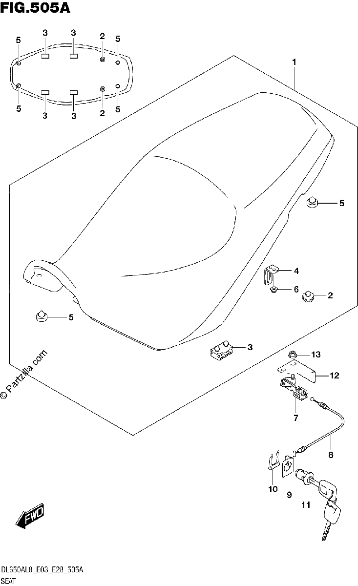Diagrama de 505A SEAT