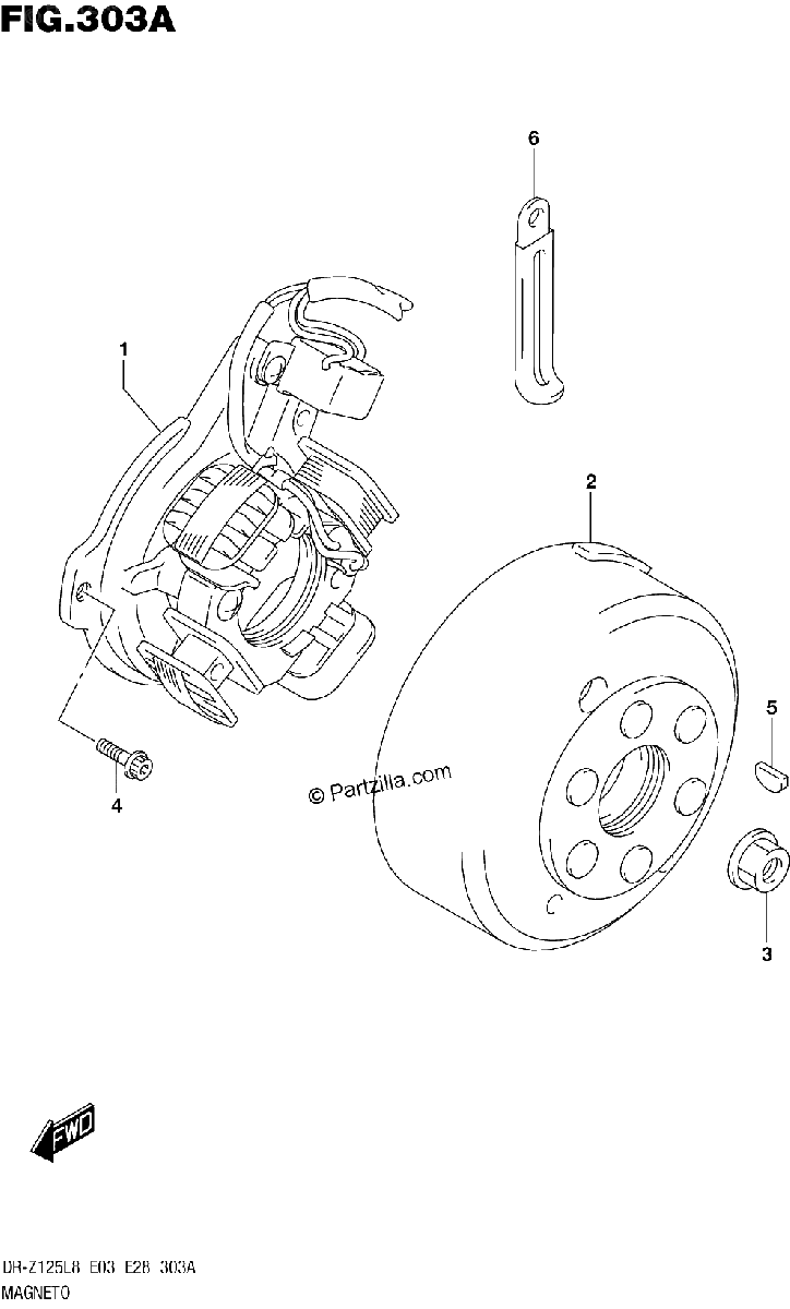Diagrama de 303A MAGNETO