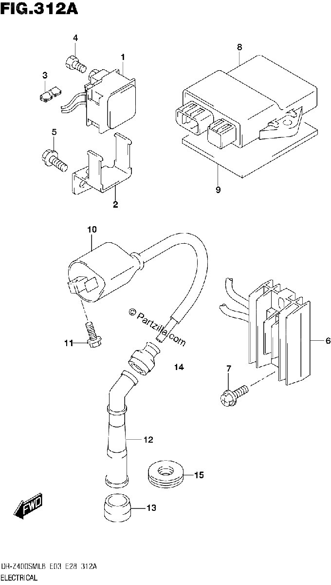 Diagrama de 312A ELECTRICAL