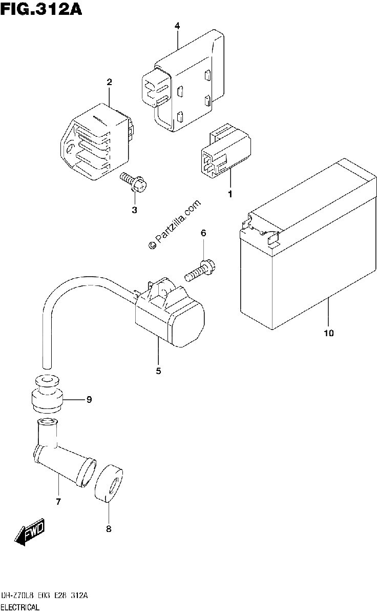 Diagrama de 312A ELECTRICAL