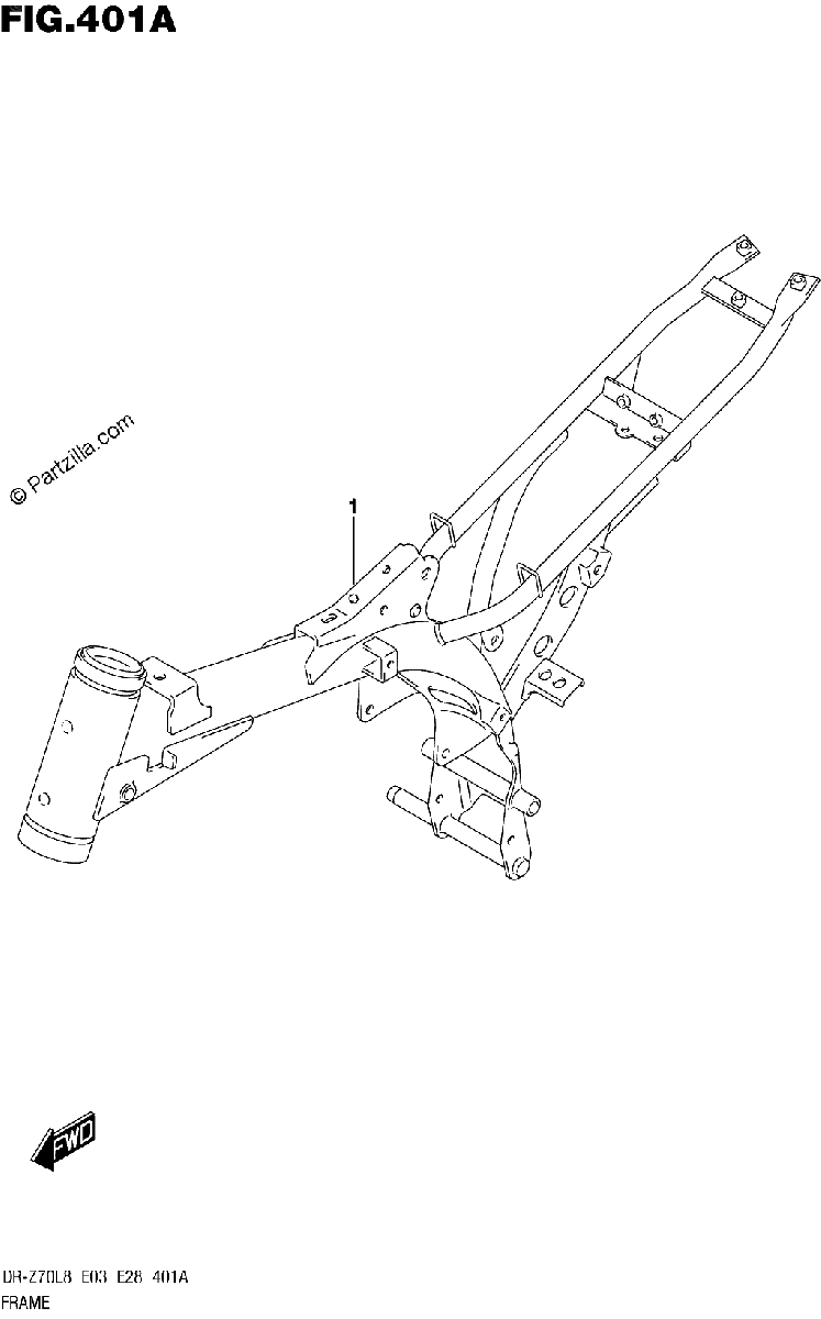 Diagrama de 401A FRAME