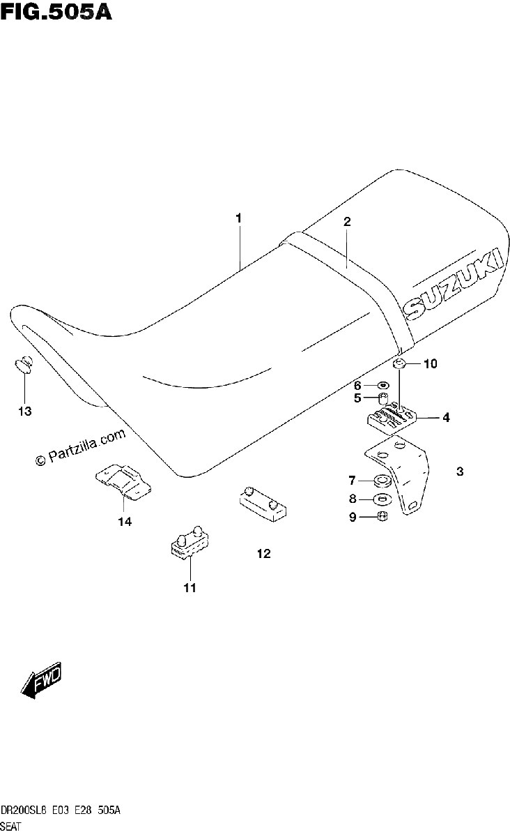 Diagrama de 505A SEAT