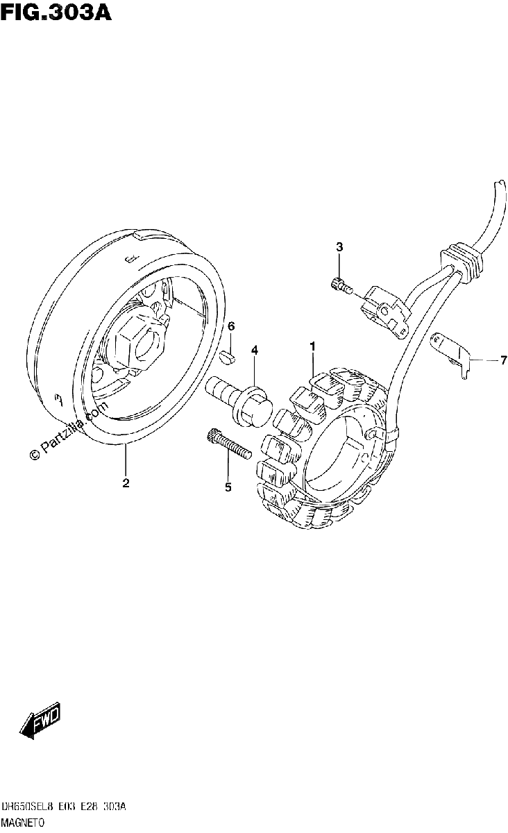 Diagrama de 303A MAGNETO