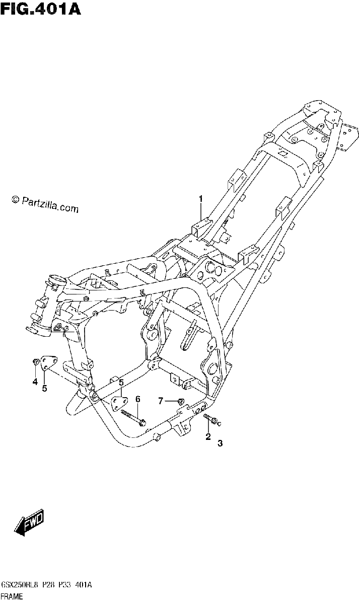 Diagrama de 401A FRAME