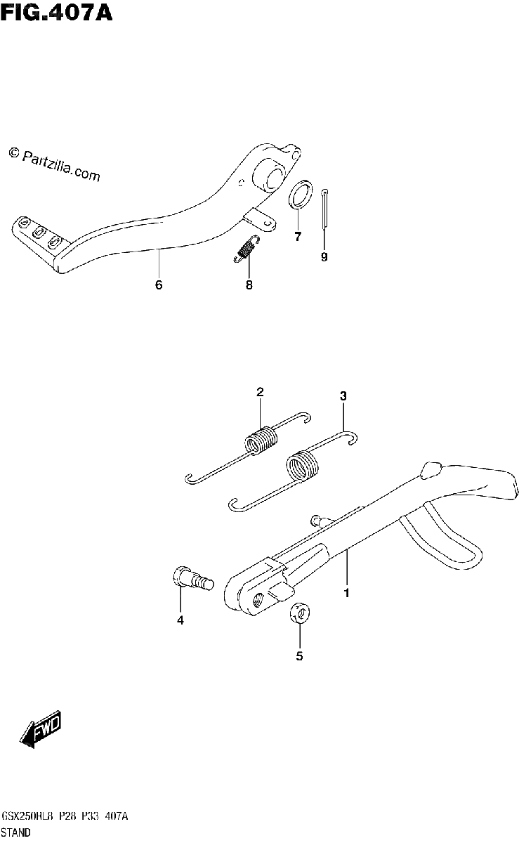Diagrama de 407A STAND