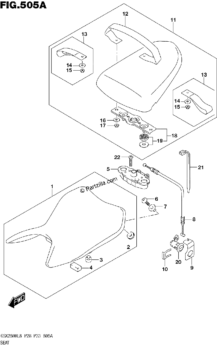 Diagrama de 505A SEAT
