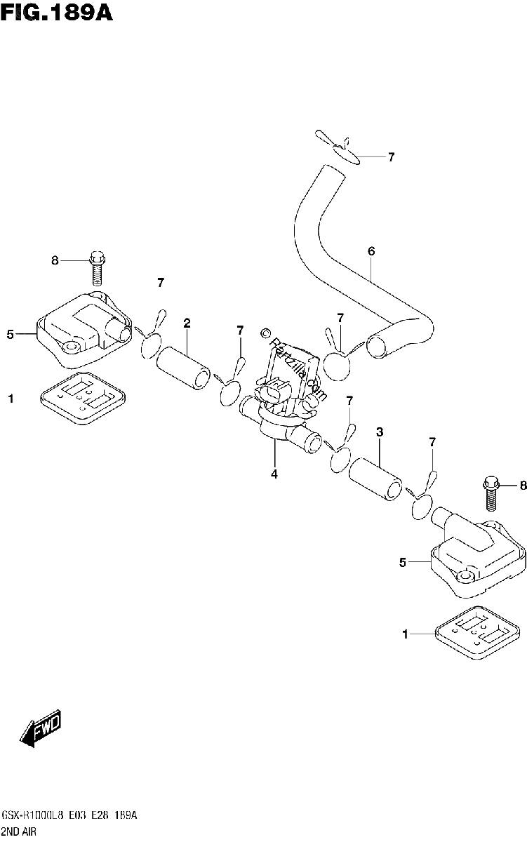 Diagrama de 189A 2ND AIR