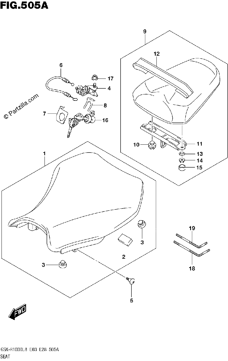 Diagrama de 505A SEAT