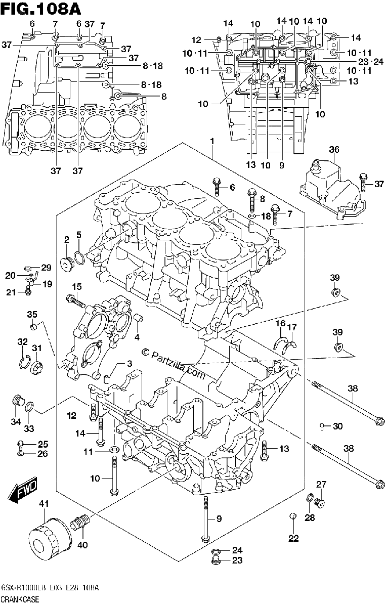 Diagrama de CRANKCASE
