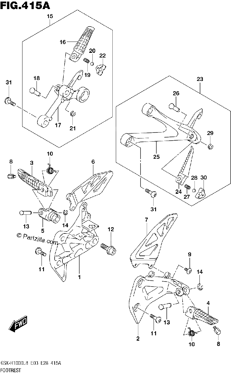 Diagrama de FOOTREST