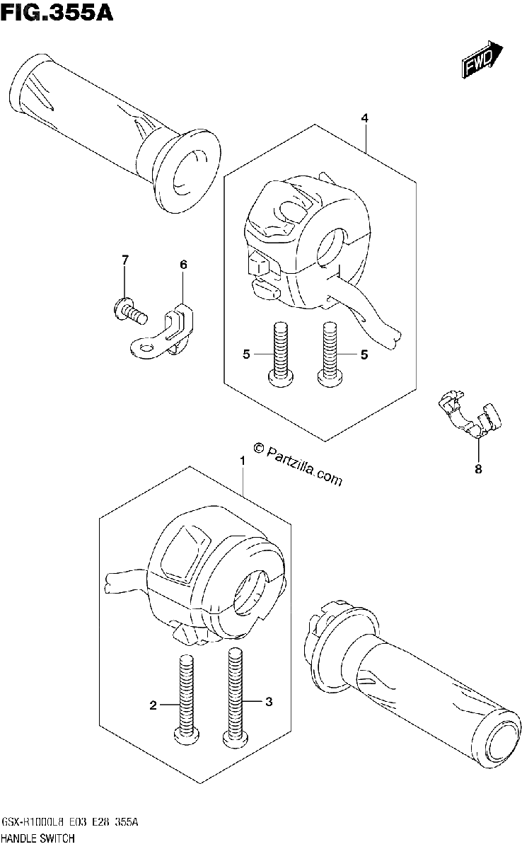 Diagrama de HANDLE SWITCH