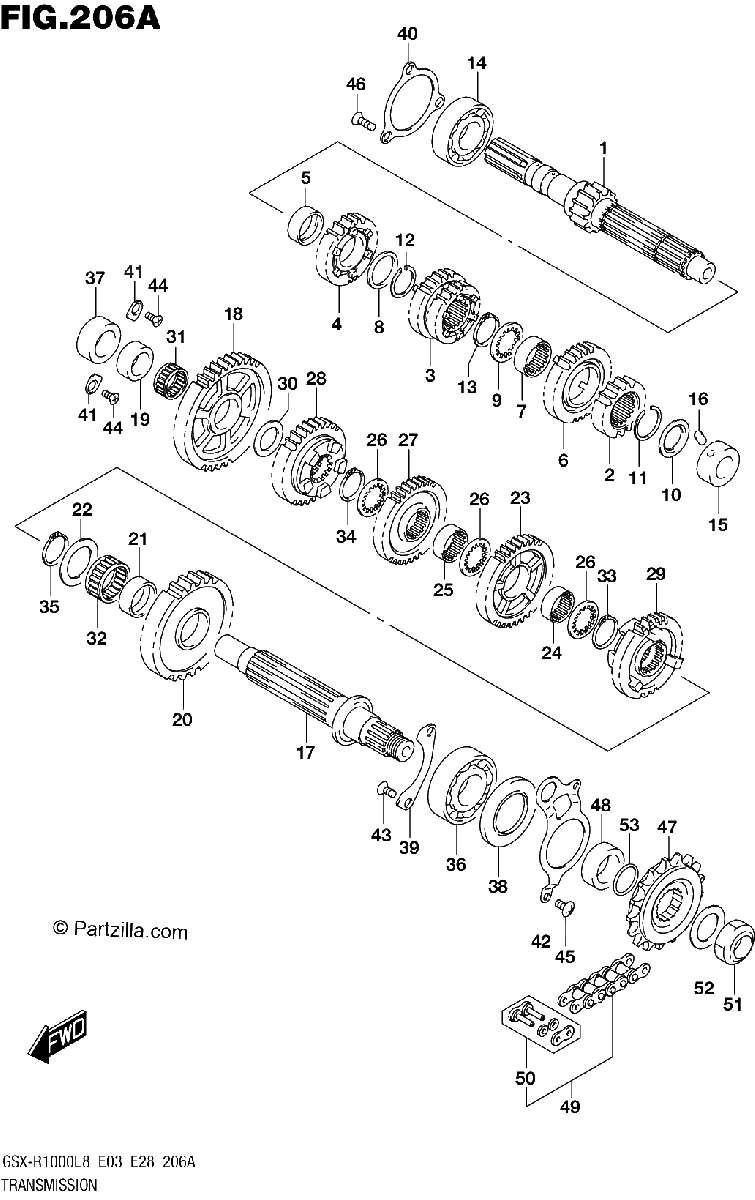 Diagrama de TRANSMISSION