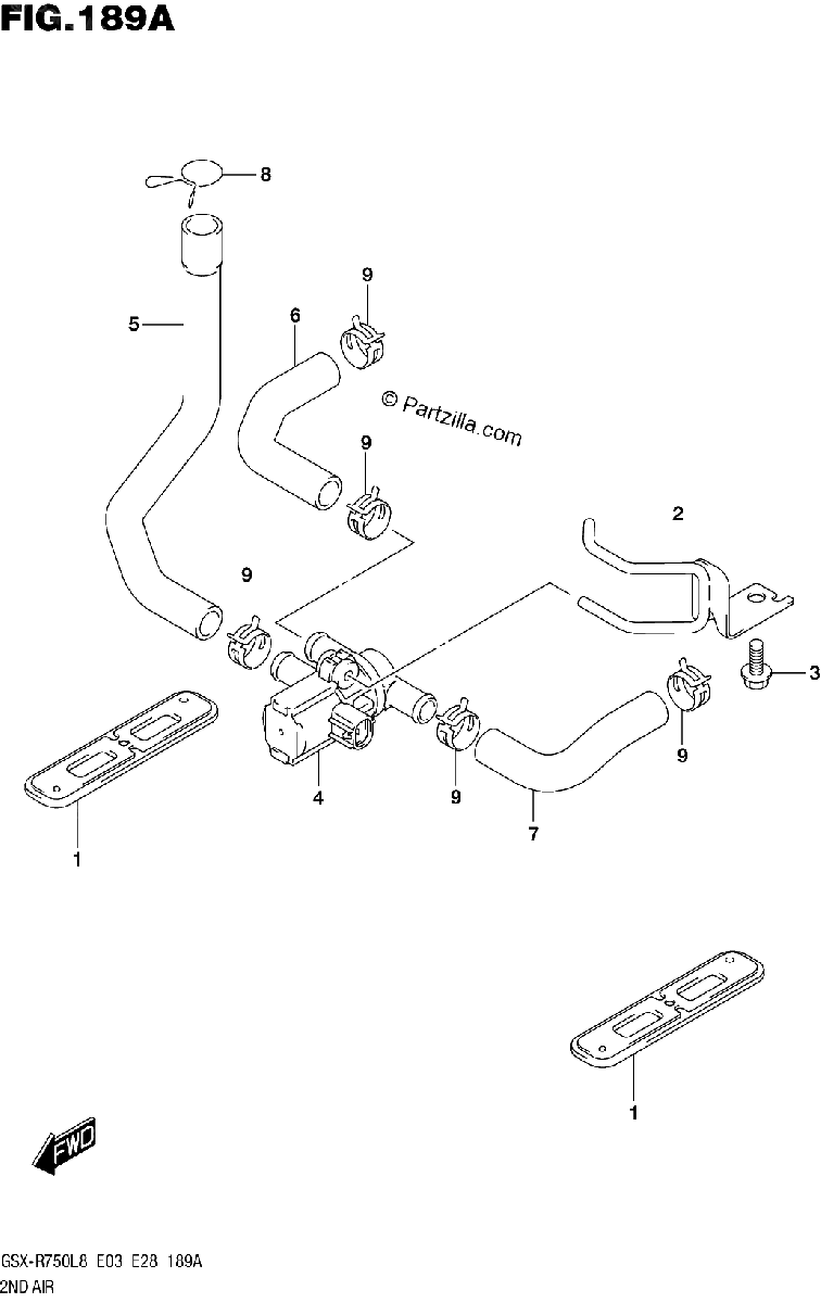 Diagrama de 189A 2ND AIR